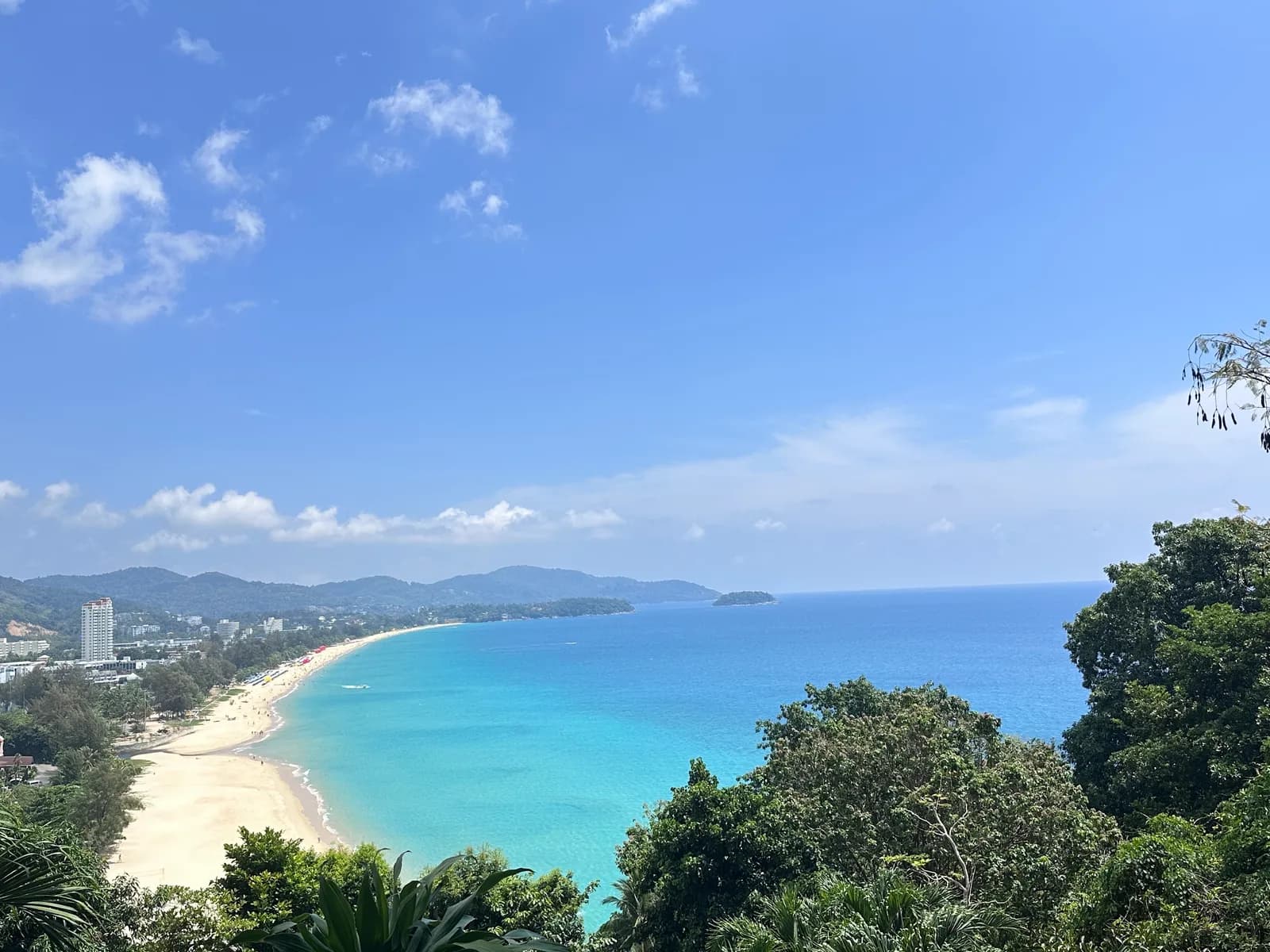 the whole bay from the southern headland