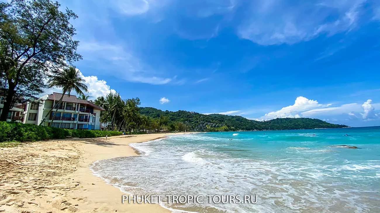 the beach and the waves, hotels in the trees