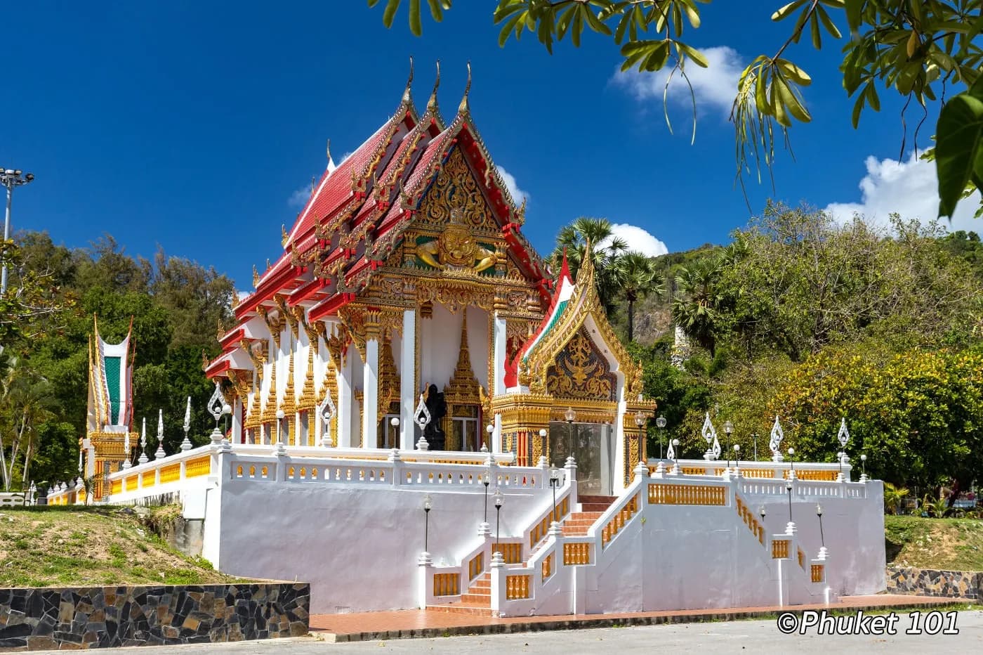 Wat Nai Harn, the temple by the lake